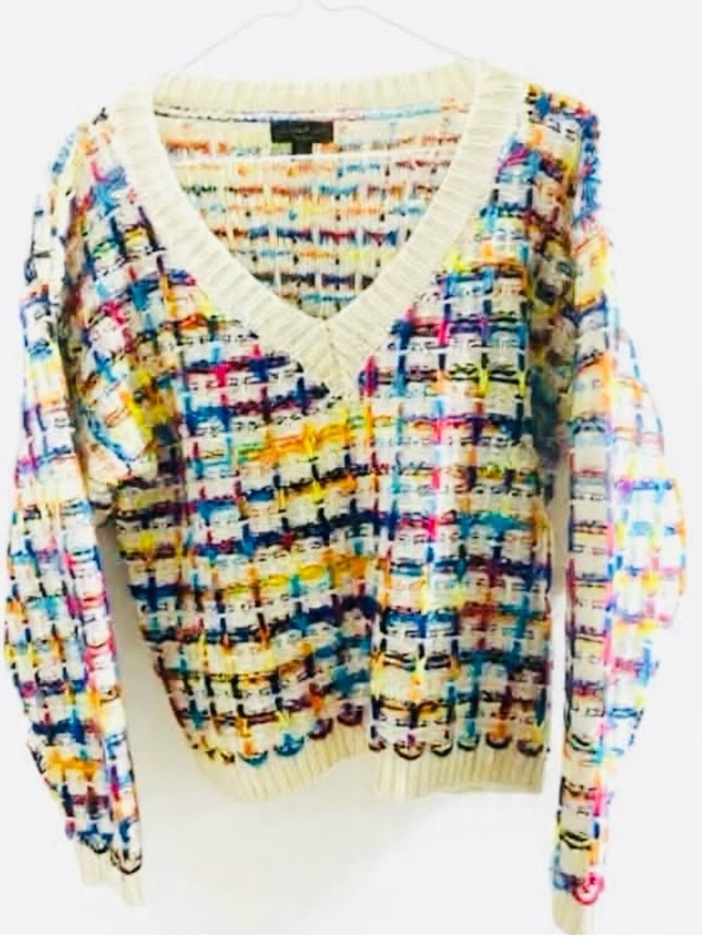 Anthropologie Current Air vibrant sweater
